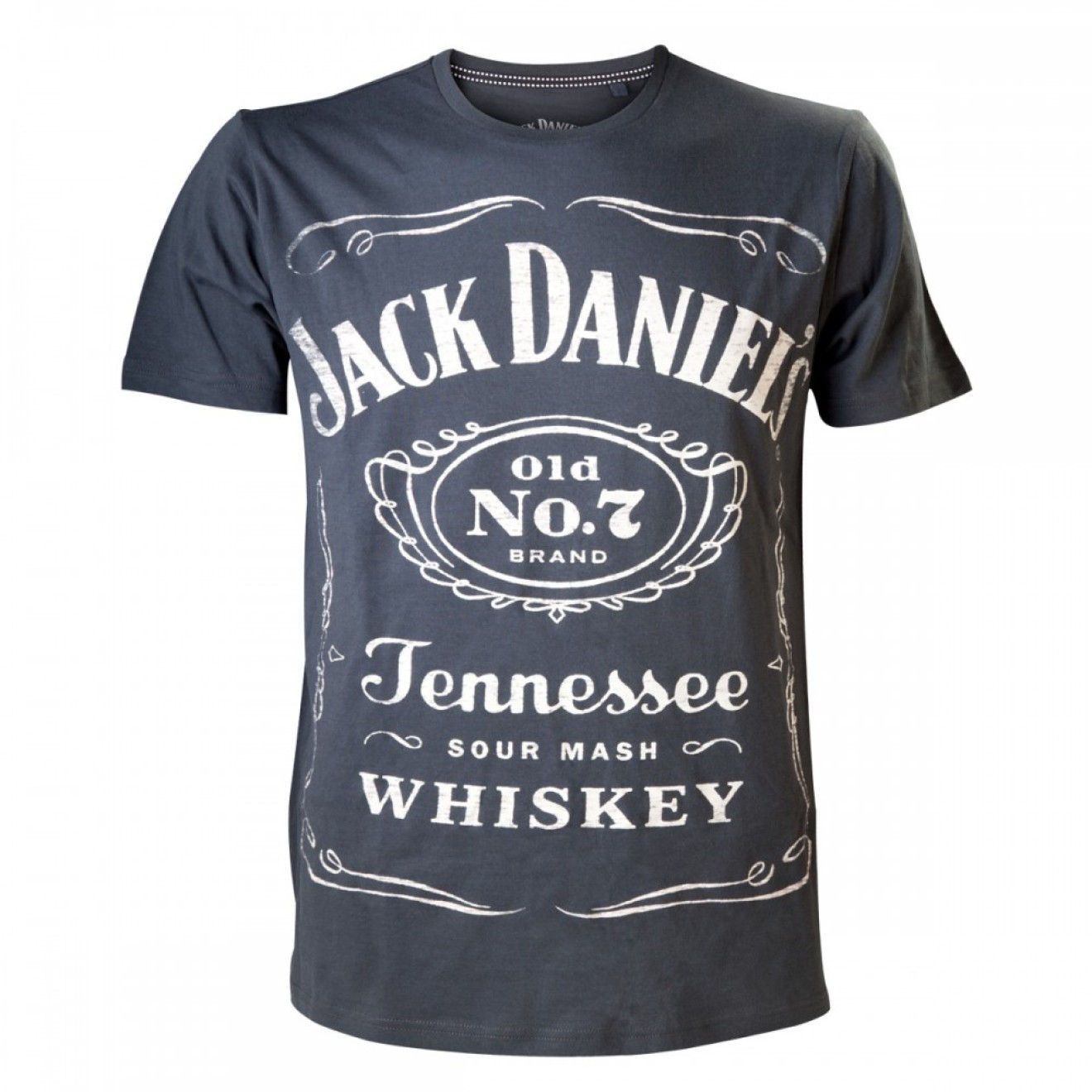Jack Daniels - T-Shirt schwarz Reversible Printed