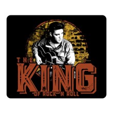 Elvis Presley - The King Of Rock 'n Roll Mouse Pad, Farbe: Multicolor