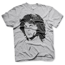 Jim Morrison Portrait T-Shirt, Farbe: Grau