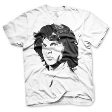 Jim Morrison Portrait T-Shirt, Farbe: blanc