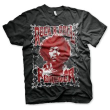 Jimi Hendrix - Rock 'n Roll Forever T-Shirt, Farbe: negro