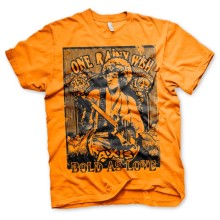 Jimi Hendrix - Bold As Love T-Shirt, Farbe: Orange