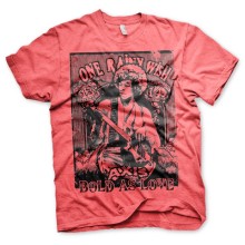 Jimi Hendrix - Bold As Love T-Shirt, Farbe: Rot