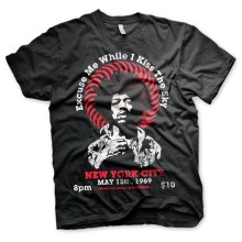 Jimi Hendrix - Live In New York T-Shirt, Farbe: Schwarz
