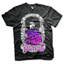 Jimi Hendrix - Purple Haze World Tour T-Shirt, Farbe: Schwarz