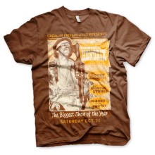 The Sound Of Hendrix Poster T-Shirt, Farbe: Braun