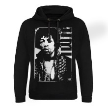 Jimi Hendrix Distressed Epic Hoodie, Farbe: noir