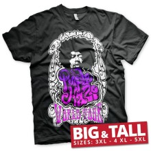 Jimi Hendrix - Purple Haze World Tour Big & Tall T-Shirt, Farbe: Schwarz