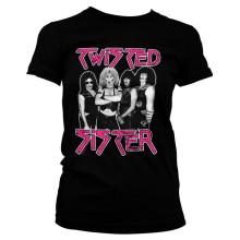 Twisted Sister Girly Tee T-Shirt, Farbe: negro