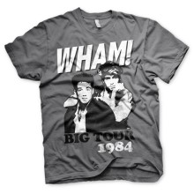 WHAM T-Shirt Big Tour 1984, Farbe: Anthrazit
