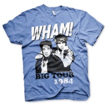 WHAM T-Shirt Big Tour 1984, Farbe: Blau