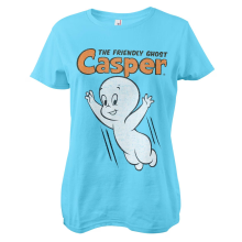 Casper - The Friendly Ghost Girly Tee Frauen T-Shirt, Farbe: Himmelblau