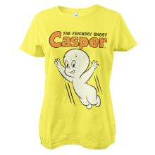 Casper - The Friendly Ghost Girly Tee Frauen T-Shirt, Farbe: Gelb
