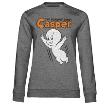 Casper - The Friendly Ghost Girly Sweatshirt, Farbe: Grau