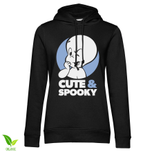 Casper - Cute & Spooky Girls Hoodie Organic, Farbe: Schwarz