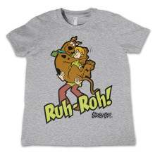 Scooby Doo Ruh-Ruh Kids T-Shirt, Farbe: Grau