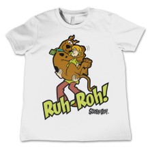 Scooby Doo Ruh-Ruh Kinder T-Shirt, Farbe: Weiß
