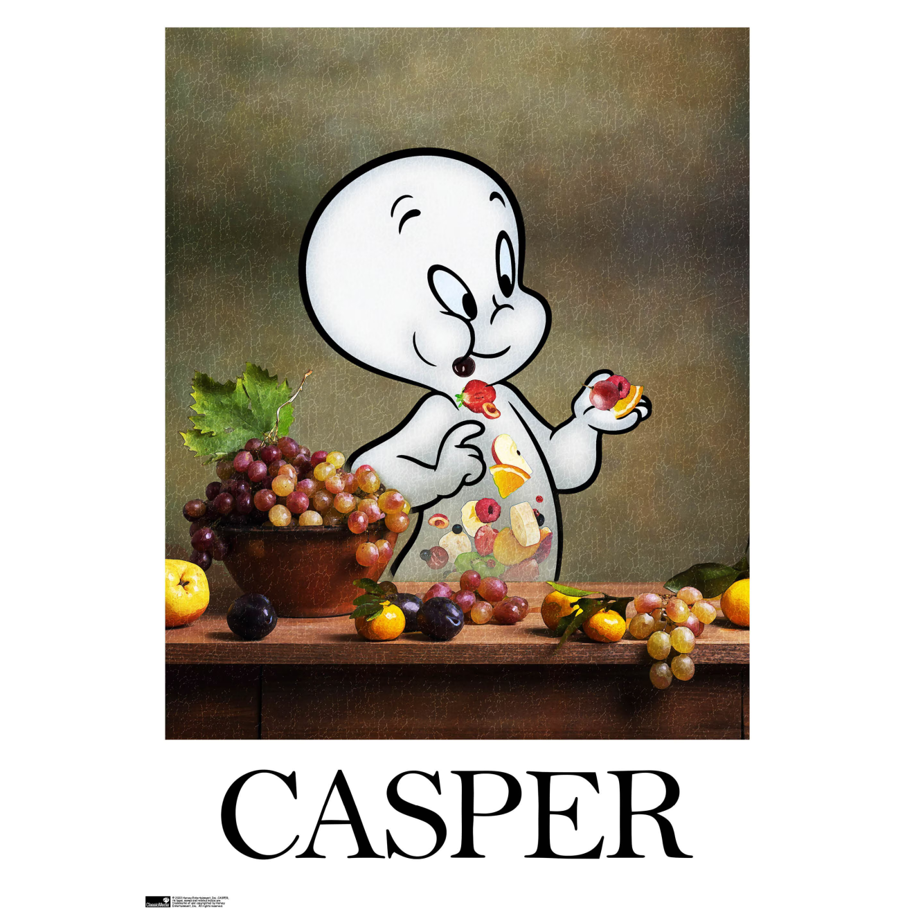 Casper - The Friendly Ghost Poster Painting