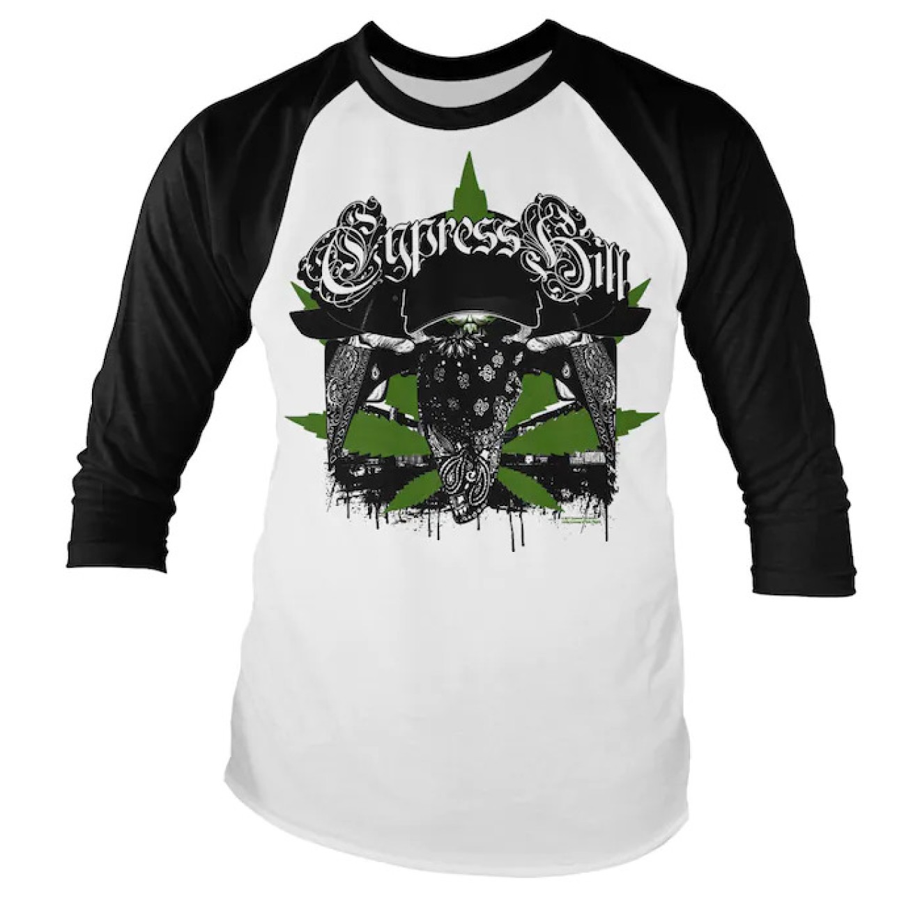 Cypress Hill Hoodlum Long Sleeve Baseball Shirt