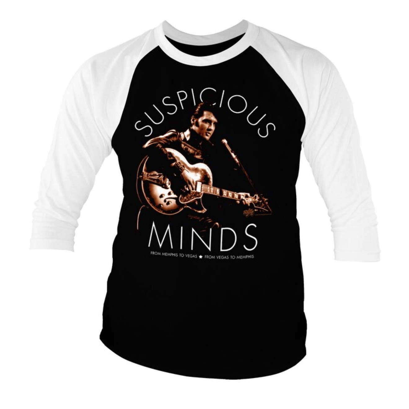 Elvis Presley - Suspicious Minds Baseball 3/4 Sleeve Shirt