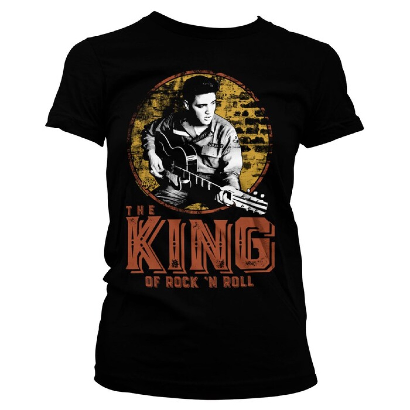 Elvis Presley - The King Of Rock 'n Roll Girly Tee T-Shirt