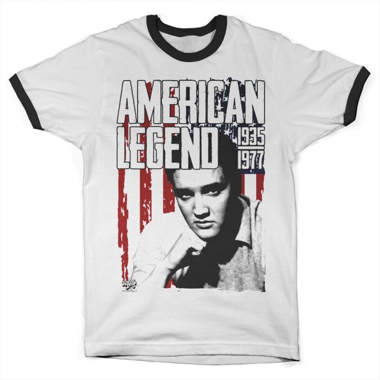 Elvis Presley - American Legend Ringer T-Shirt