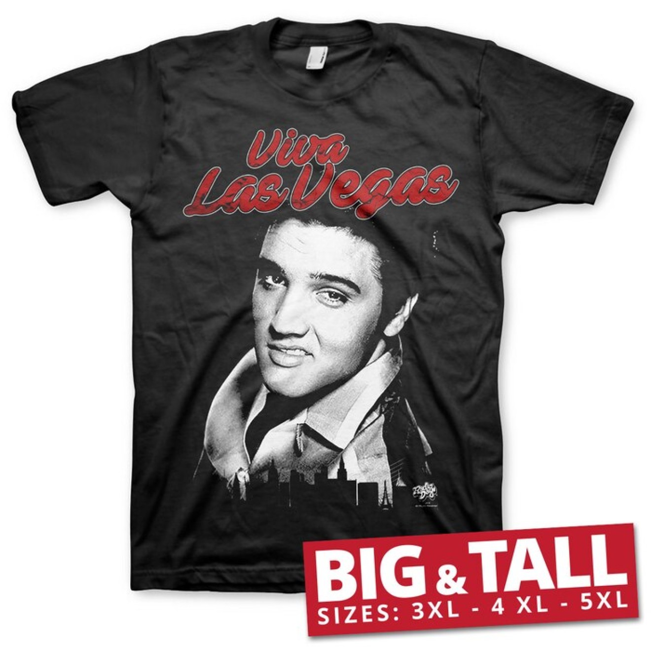 Elvis - Viva Las Vegas Big & Tall T-Shirt