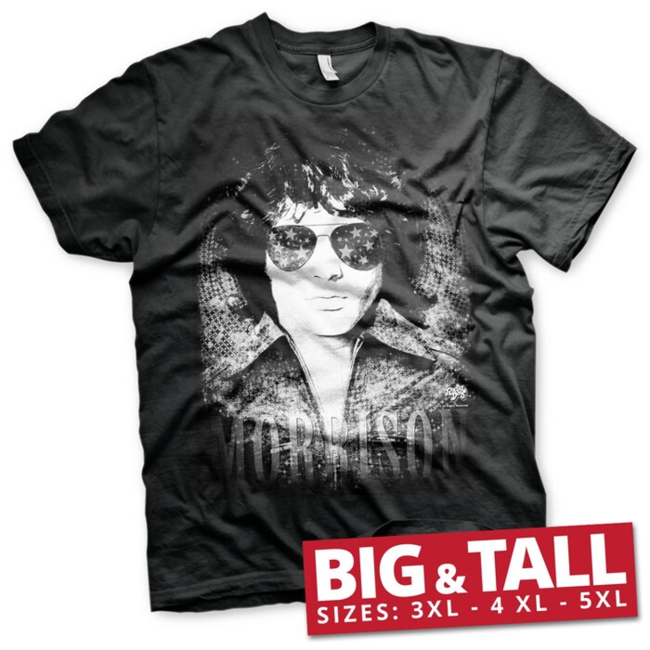 Jim Morrison - America Big & Tall T-Shirt