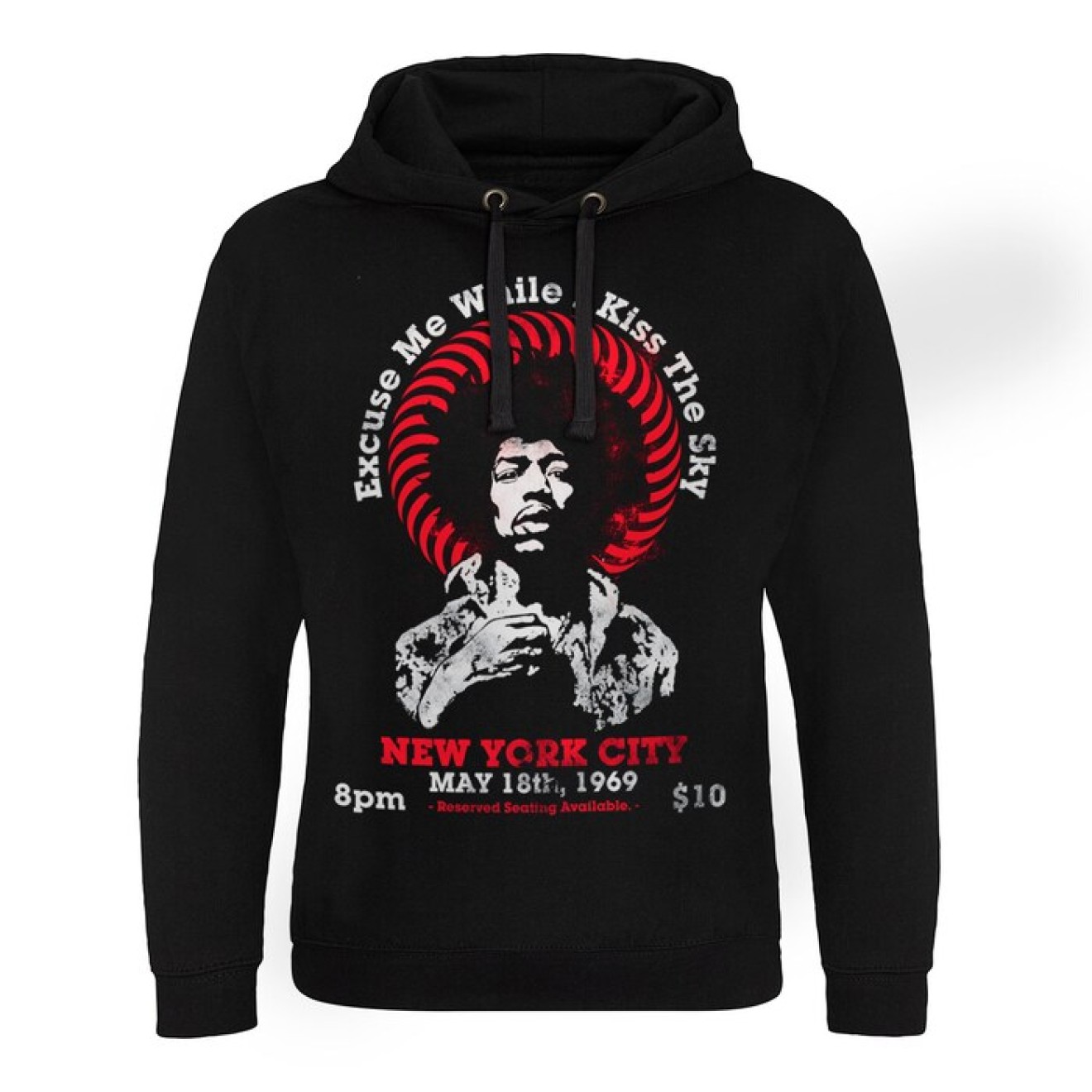 Jimi Hendrix - Live In New York Epic Hoodie