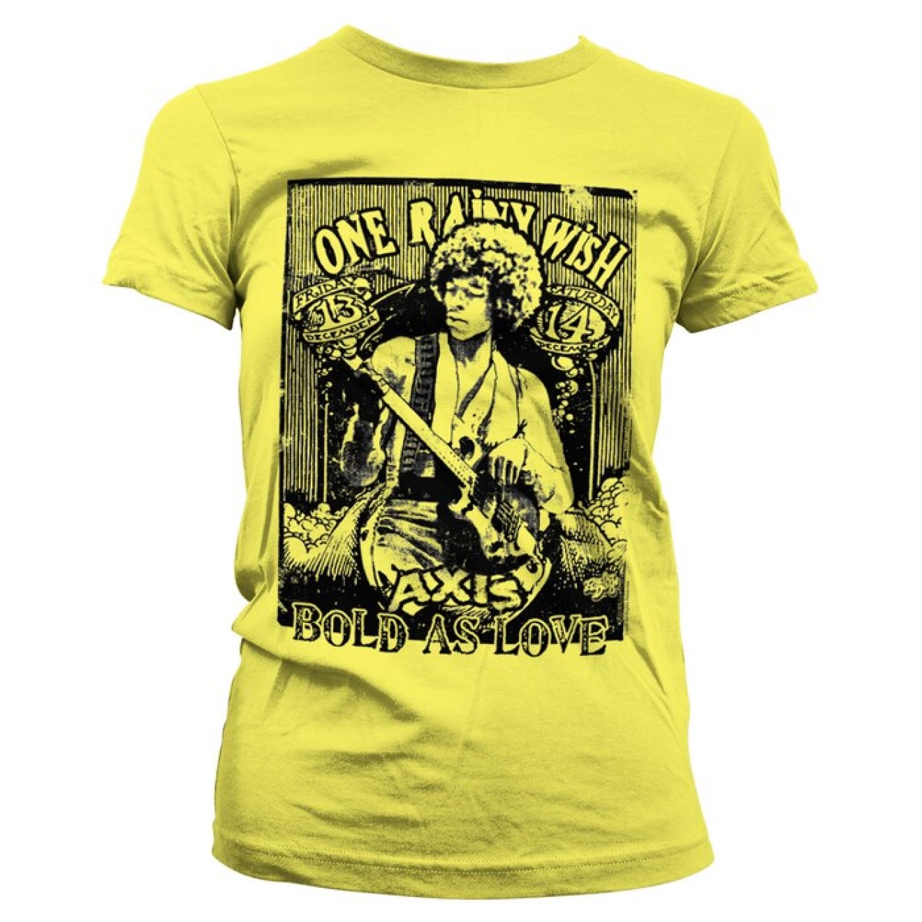 Jimi Hendrix - Bold As Love Girly Tee T-Shirt