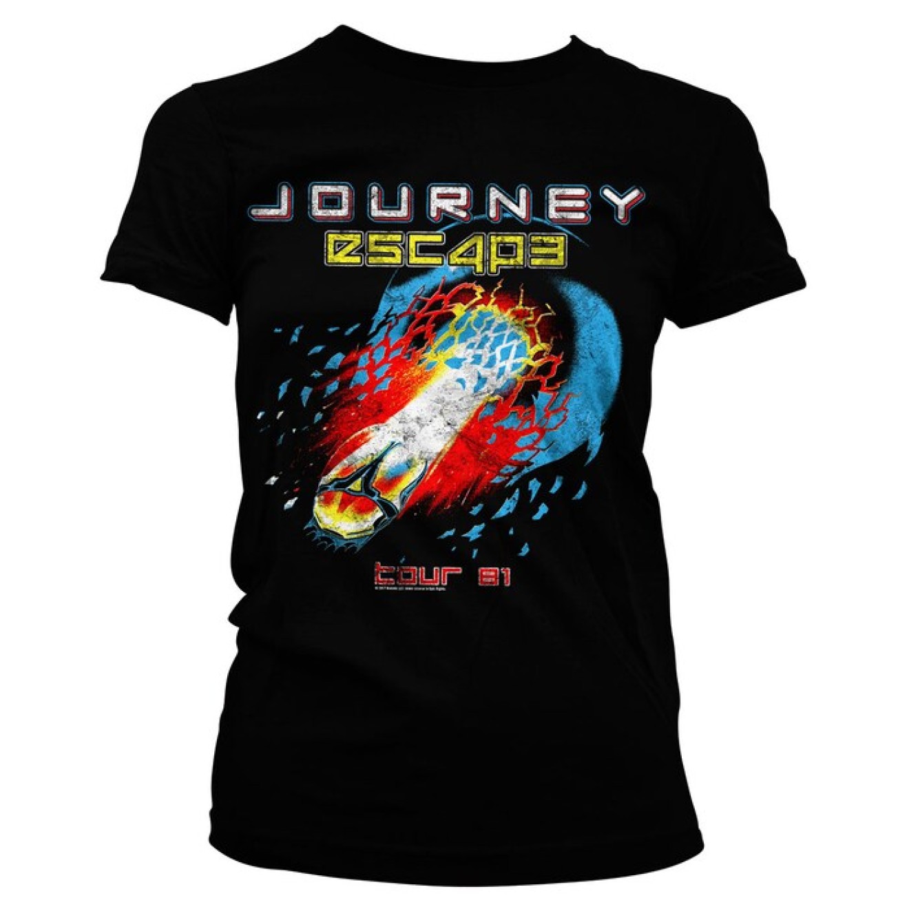 Journey Escape Tour -81 Girly Tee T-Shirt