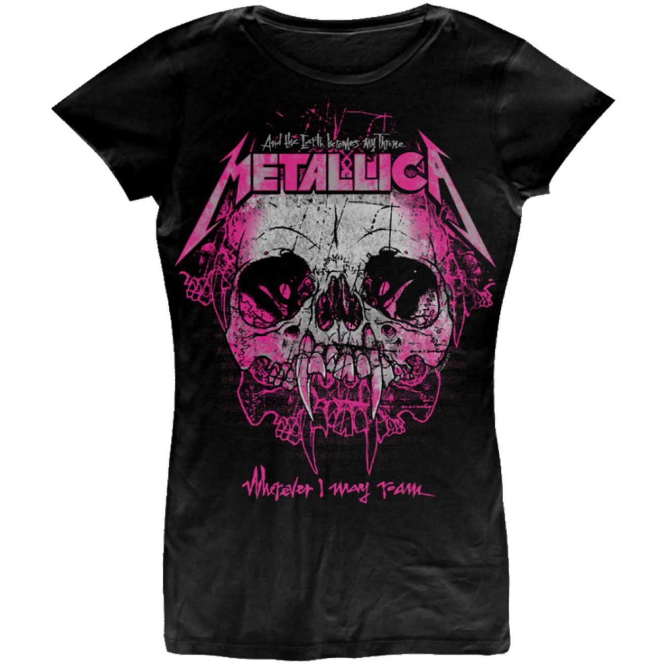 Metallica femme T-Shirt Wherever I May Roam