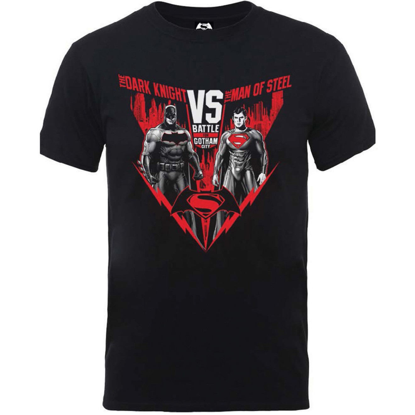 Batman vs Superman - Logo T-Shirt Battle for Gotham