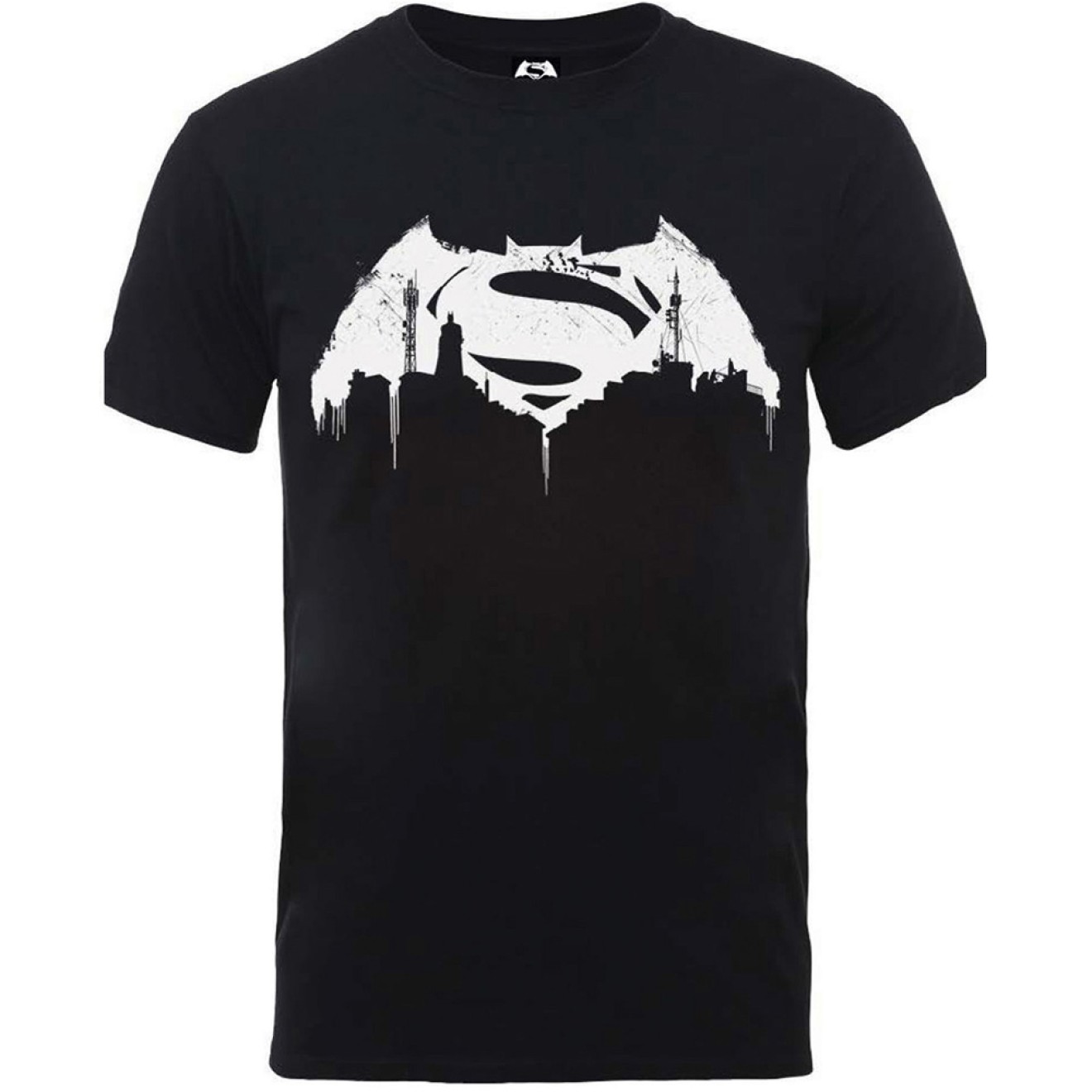 Batman vs Superman - Logo T-Shirt Beaten