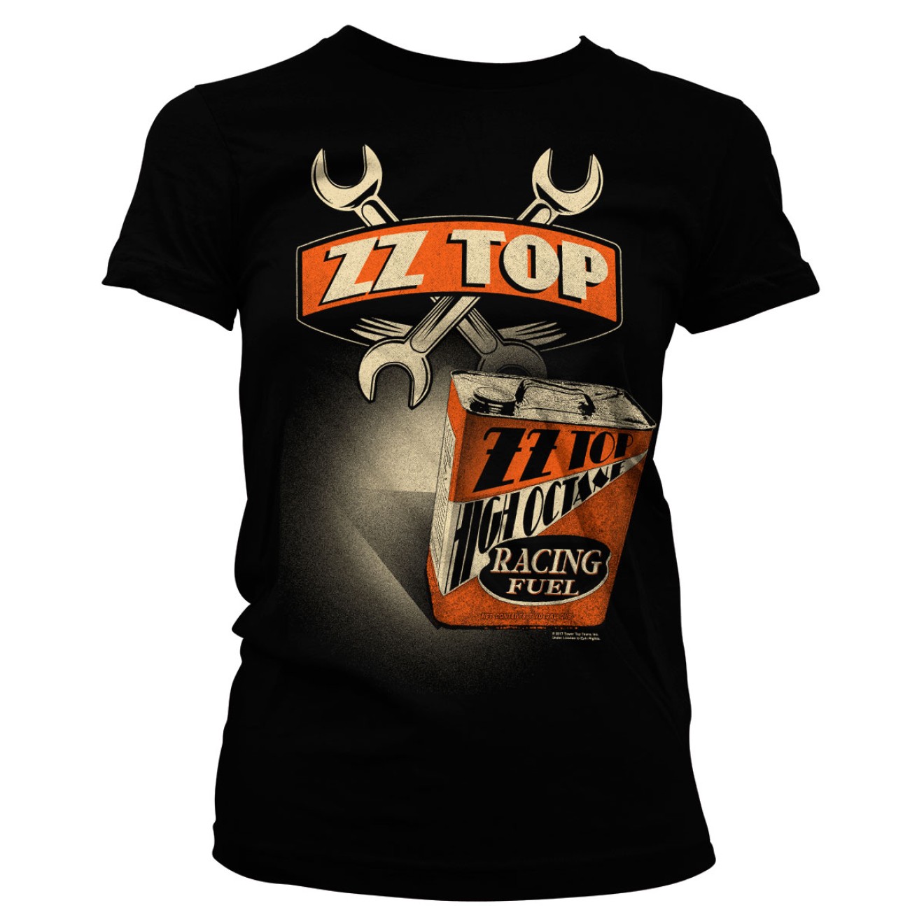 ZZ-Top High Octane Racing Fuel Girly Tee Frauen Top