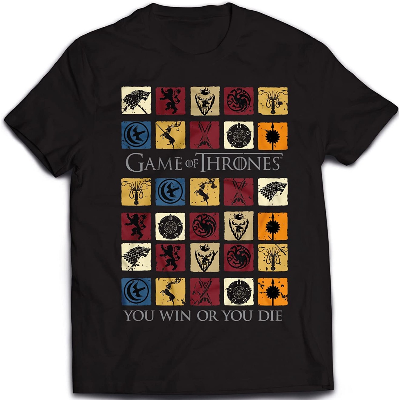 Game of Thrones T-Shirt Coloured Squares