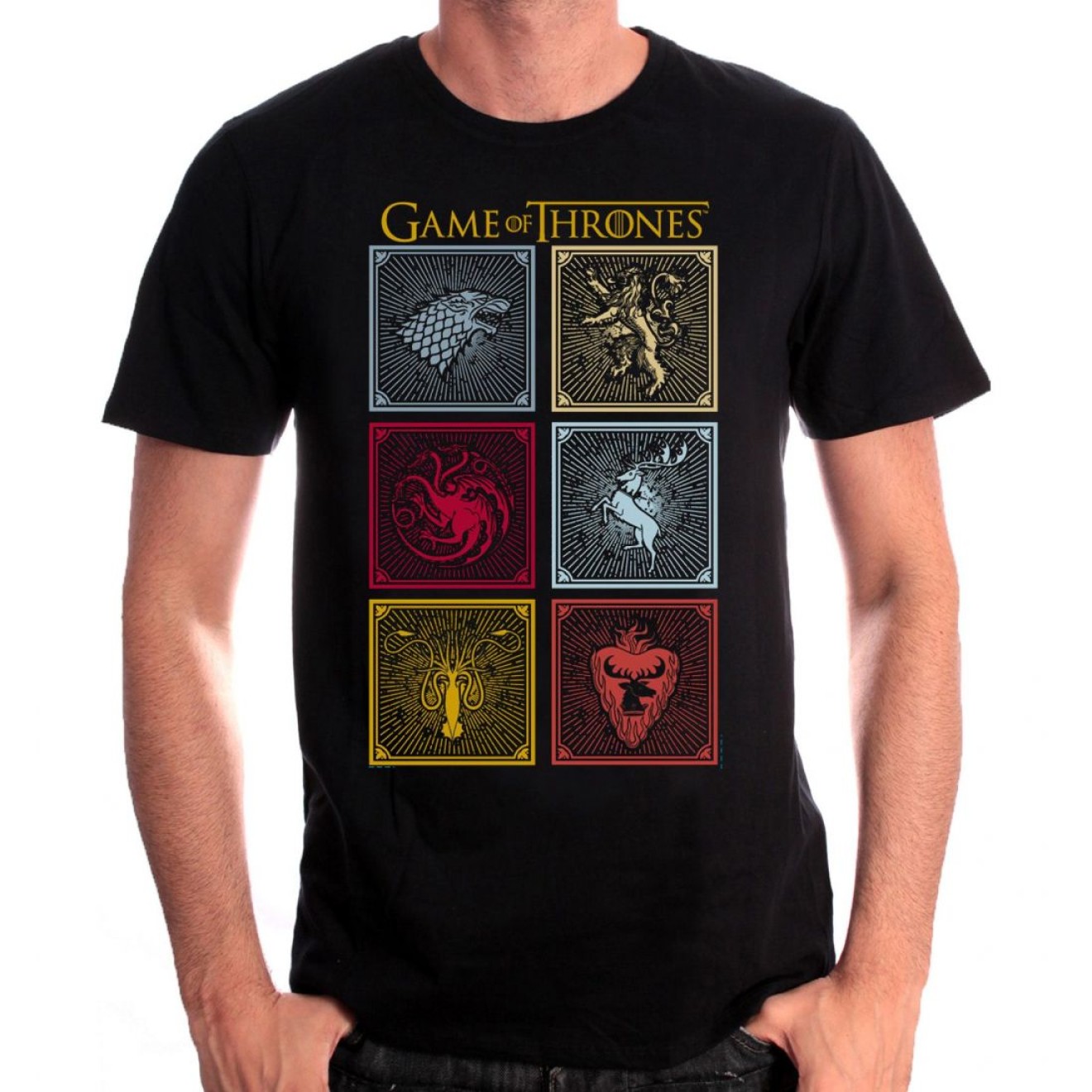 Game of Thrones T-Shirt BADGES OF THE KING