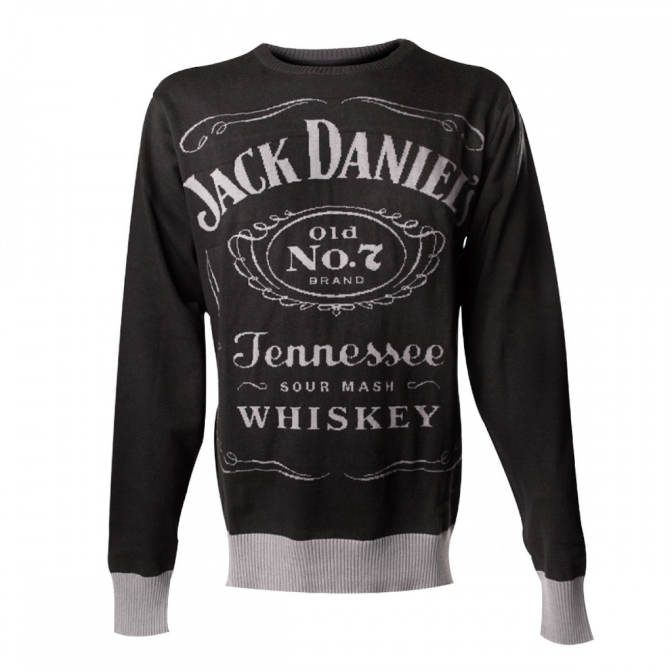 Jack Daniels Knitted Sweater Black/Grey