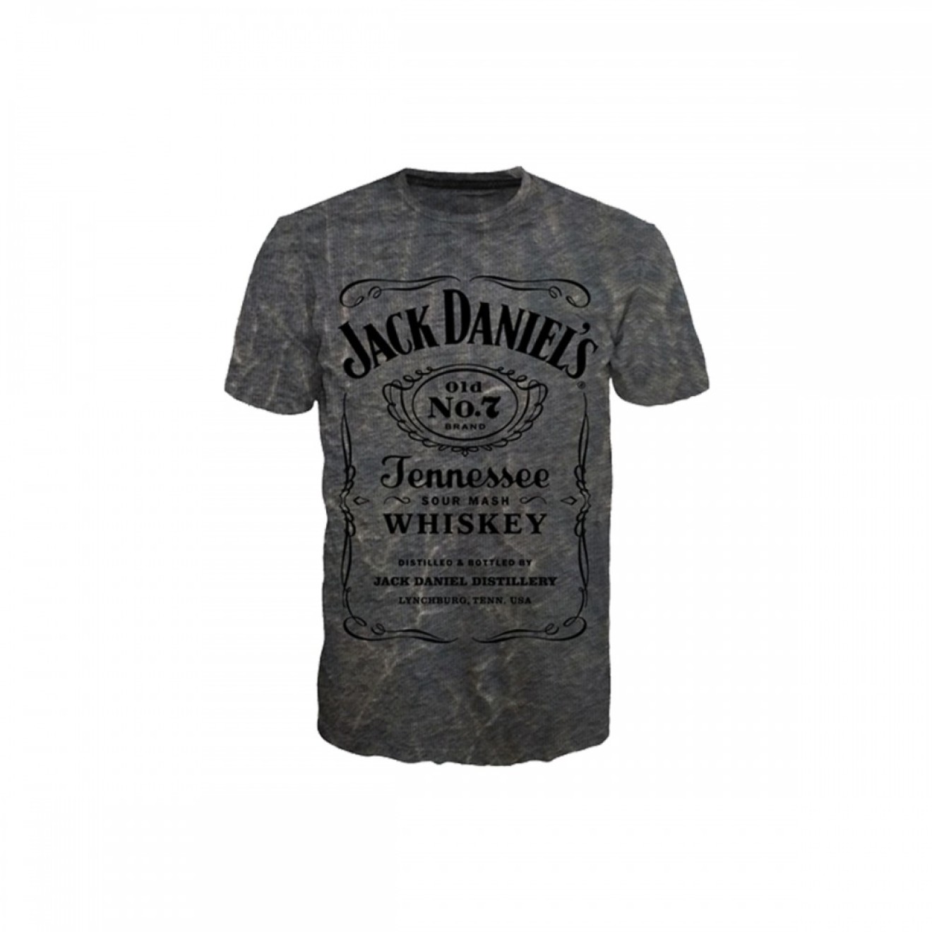 Jack Daniels Tee Acid Washed T-shirt grey