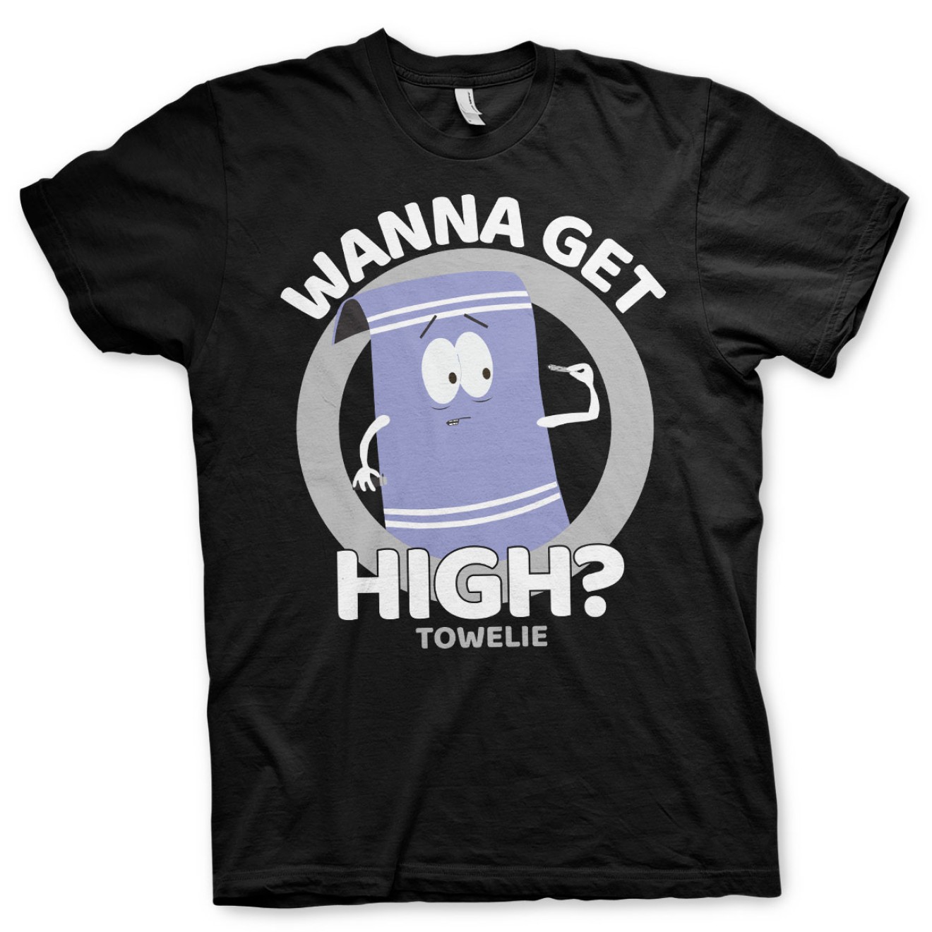 South Park T-Shirt Towelie Wanna Get High