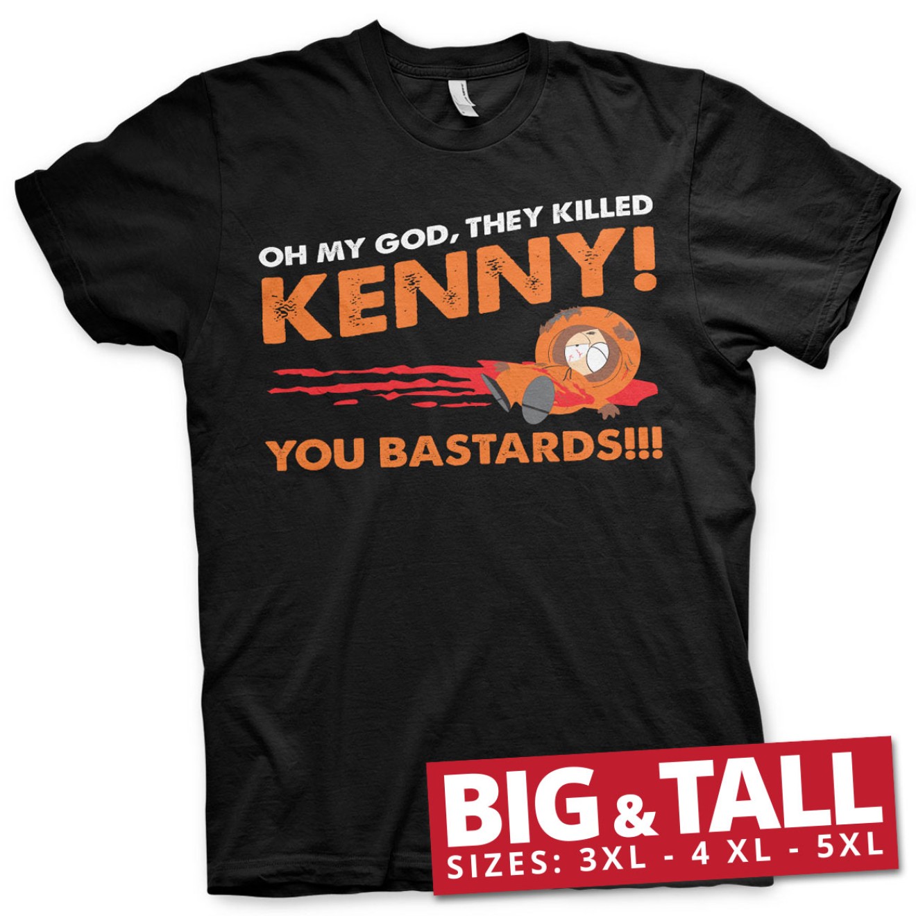 South Park - They Killed Kenny T-Shirt Big & Tall