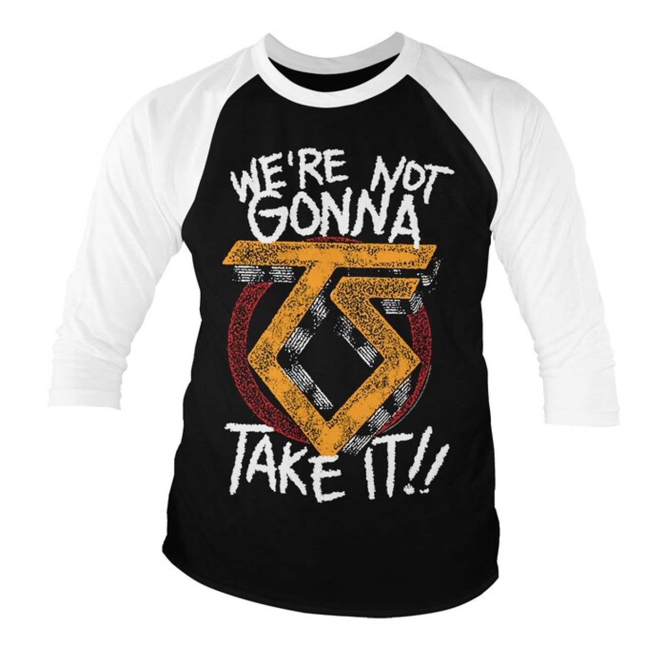 Twisted Sister - We're Not Gonna Take It Baseball 3/4 Sleeve Tee