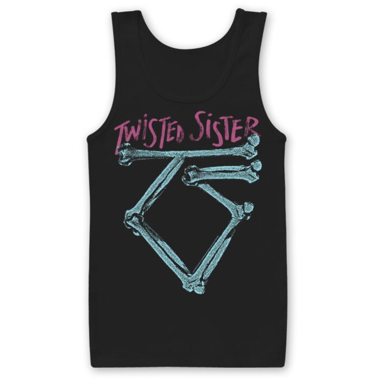 Twisted Sister Washed Logo Tank Top Muskelshirt