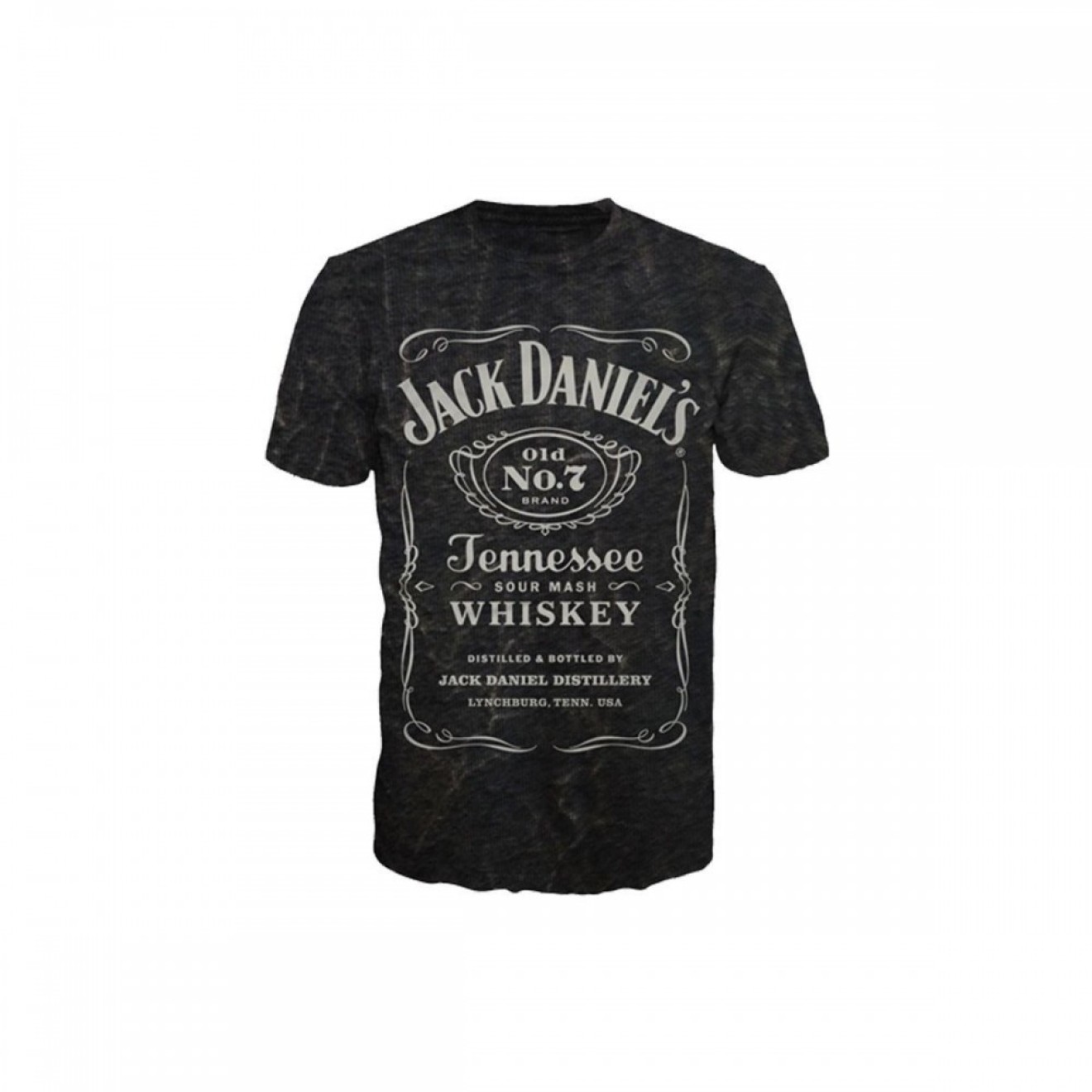 Jack Daniels Tee Acid Washed T-shirt black