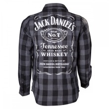Jack Daniels Hemd - Karo Black/Grey checks Shirt